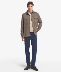 Overshirt in lana