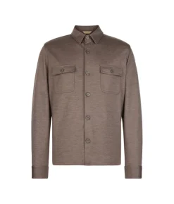Overshirt in lana