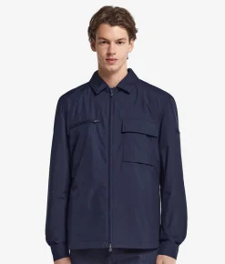 Overshirt tecnico con zip