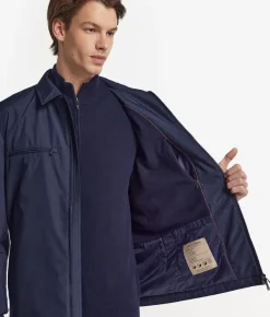 Overshirt tecnico con zip