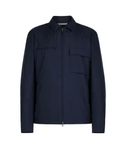 Overshirt tecnico con zip