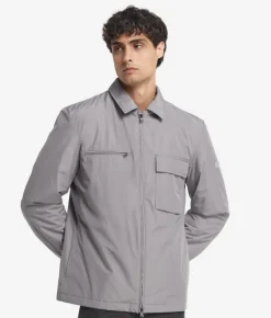 Overshirt tecnico con zip