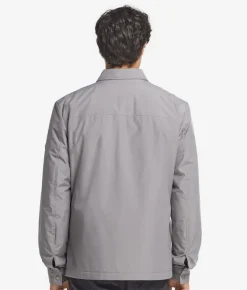 Overshirt tecnico con zip