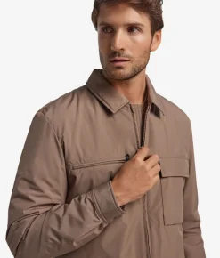Overshirt tecnico con zip