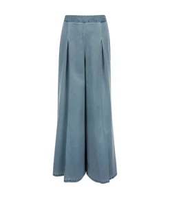 Pantalone ampio delavè