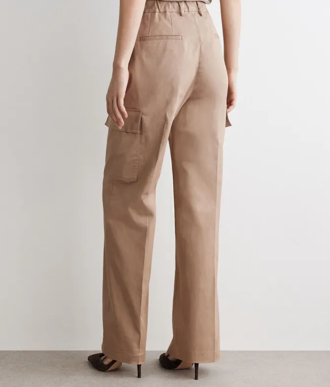 Pantalone cargo in cotone