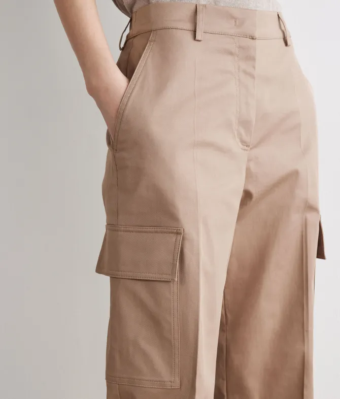 Pantalone cargo in cotone