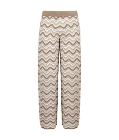 Pantalone chevron lamé