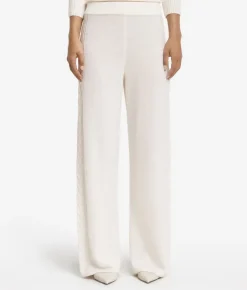 Pantalone con dettaglio trecce in Cashmere Ultrasoft