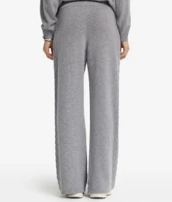 Pantalone con dettaglio trecce in Cashmere Ultrasoft