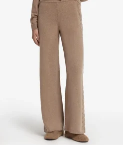 Pantalone con dettaglio trecce in Cashmere Ultrasoft