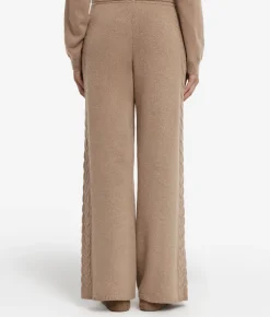 Pantalone con dettaglio trecce in Cashmere Ultrasoft