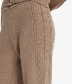 Pantalone con dettaglio trecce in Cashmere Ultrasoft