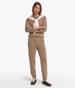 Pantalone con polsino in Cashmere Ultrafine
