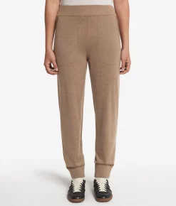 Pantalone con polsino in Cashmere Ultrafine