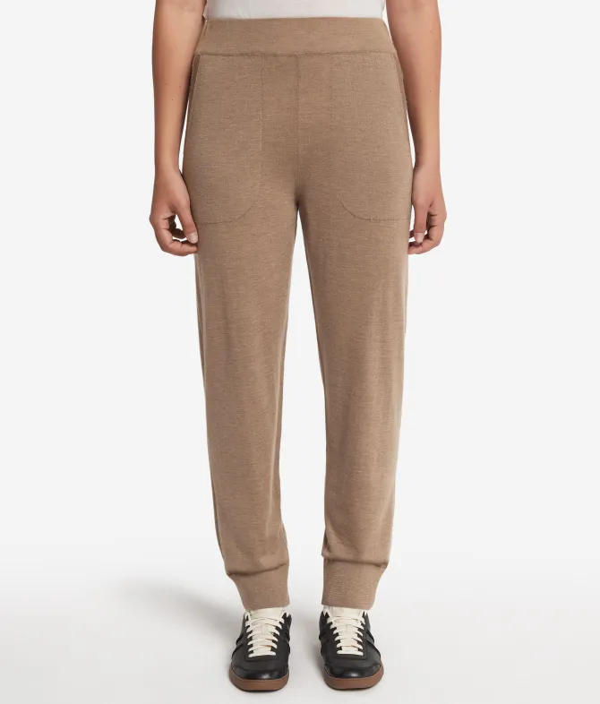 Pantalone con polsino in Cashmere Ultrafine