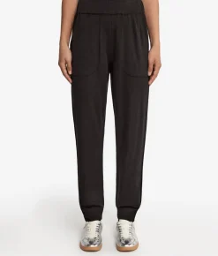 Pantalone con polsino in Cashmere Ultrafine