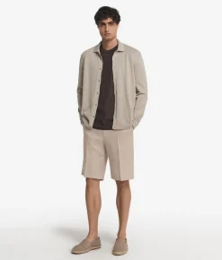 Pantalone corto in lino