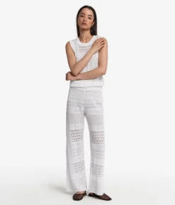 Pantalone crochet in cotone