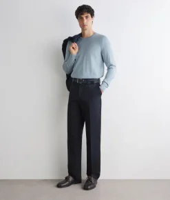 Pantalone dritto in cotone