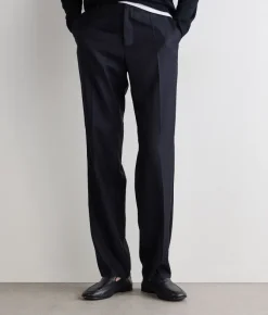 Pantalone in cashmere seta