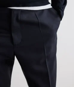 Pantalone in cashmere seta
