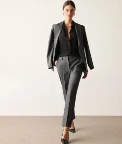 Pantalone in cotone effetto denim