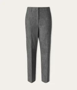 Pantalone in cotone effetto denim