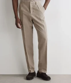 Pantalone in cotone e lino