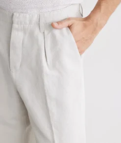 Pantalone in cotone e lino