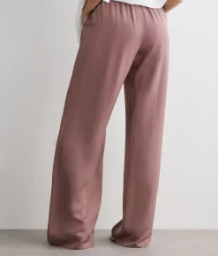 Pantalone in raso opaco