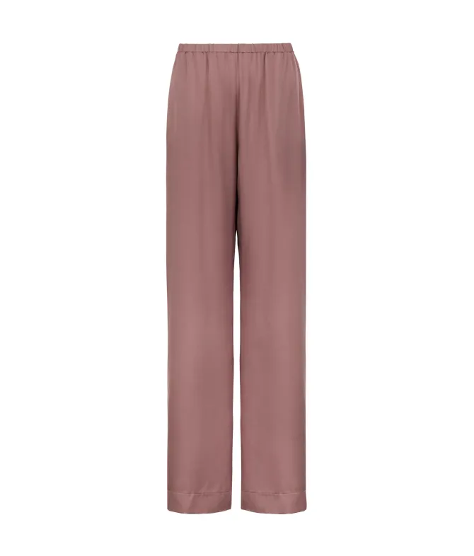 Pantalone in raso opaco