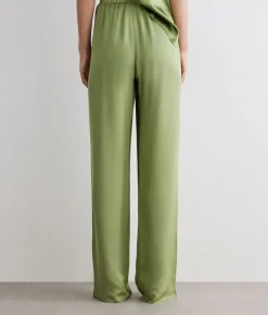 Pantalone in raso opaco