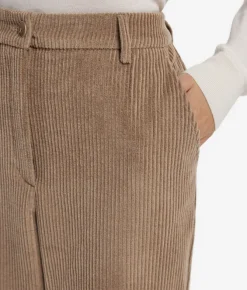 Pantalone in velluto di lana e cashmere