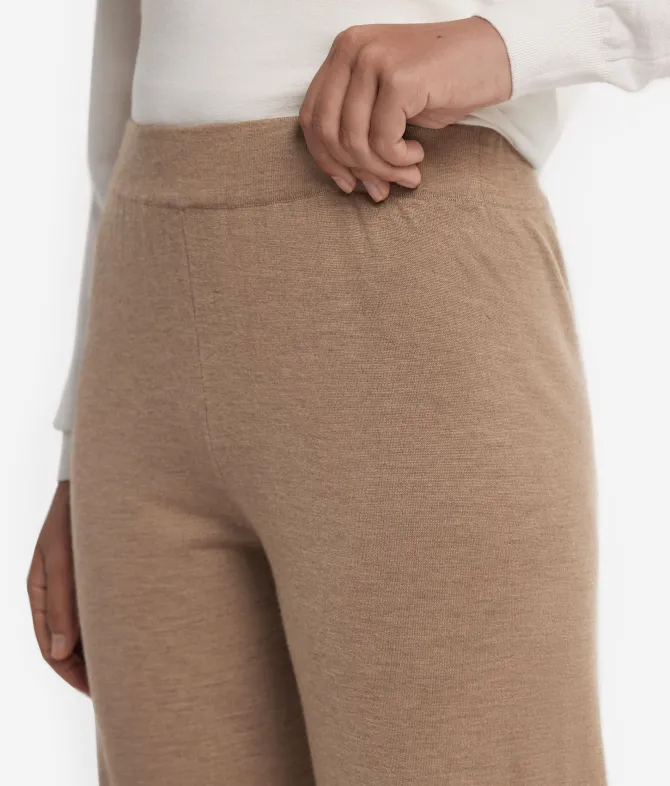 Pantalone palazzo in Cashmere Ultrafine