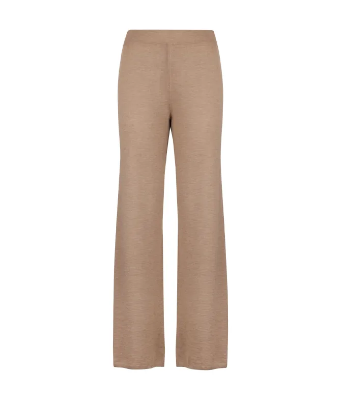 Pantalone palazzo in Cashmere Ultrafine
