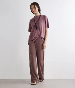 Pantalone palazzo in Cashmere Ultrafine