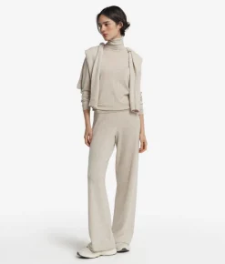 Pantalone palazzo in Cashmere Ultrasoft