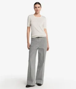 Pantalone palazzo in cotone