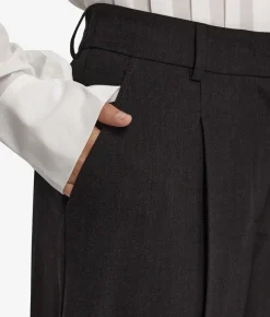Pantalone palazzo in lana