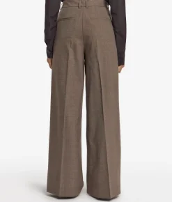 Pantalone palazzo in lana