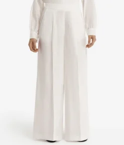 Pantalone palazzo in lino