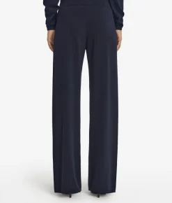Pantalone palazzo in seta cotone