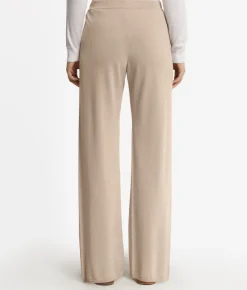 Pantalone palazzo in seta cotone