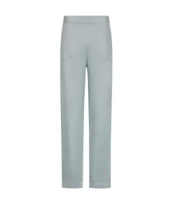 Pantalone reversibile in lino e cotone
