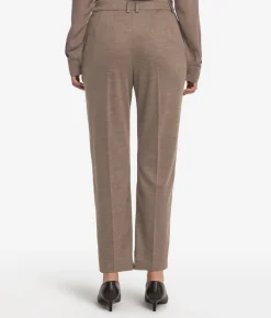 Pantalone sigaretta in jersey di lana