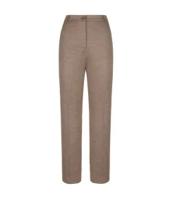 Pantalone sigaretta in jersey di lana