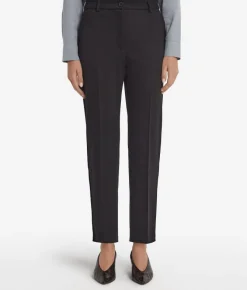 Pantalone sigaretta in jersey di lana