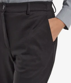 Pantalone sigaretta in jersey di lana