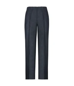 Pantalone sigaretta in lino